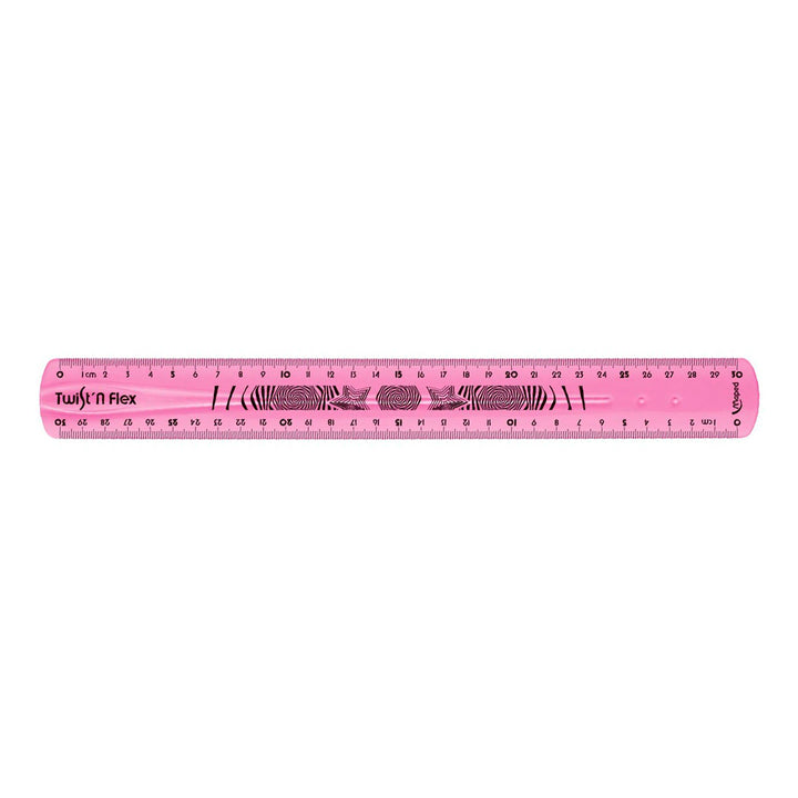 MAPED Twist'n Flex - Regla de Plástico Flexible de 30 cm. Ideal Escuela. Surtido