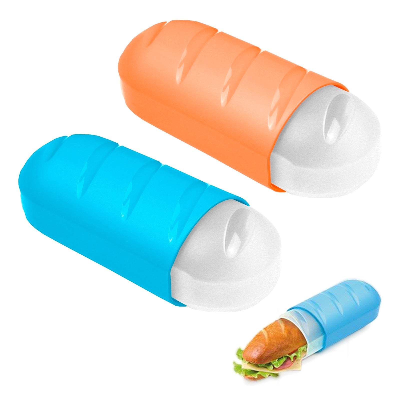 TATAY - Porta Sandwich Reutilizable y Ecológico. Libre de BPA. Naranja –  PracticOffice