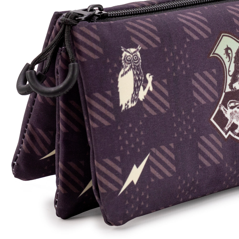 HARRY POTTER - Estuche Escolar Triple Portatodo con 2 Cremalleras. Hogwarts