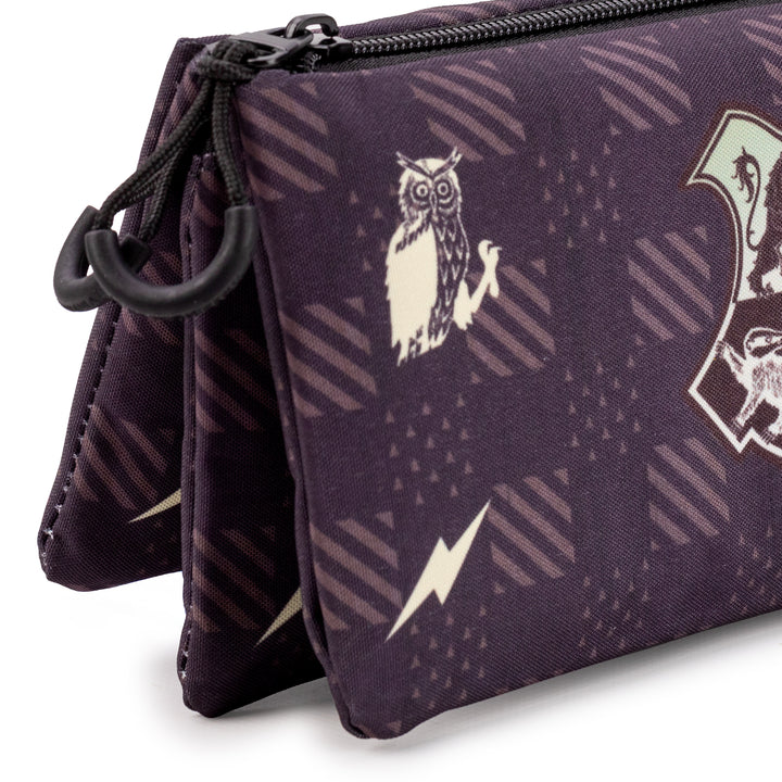 HARRY POTTER - Estuche Escolar Triple Portatodo con 2 Cremalleras. Hogwarts