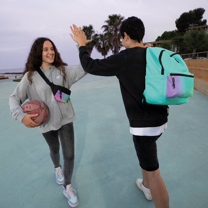 MILAN - Estuche 5 compartimentos Sunset. Turquesa