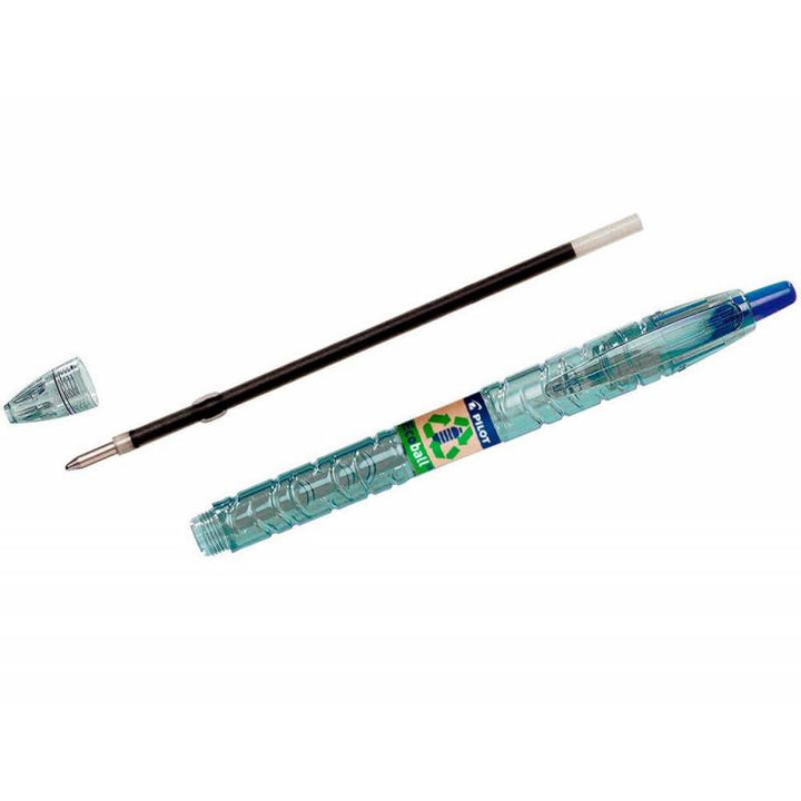 PILOT Ecoball - Bolígrafo Retráctil con Tinta Aceite. Fabricación 86% Plástico Reciclado. Azul