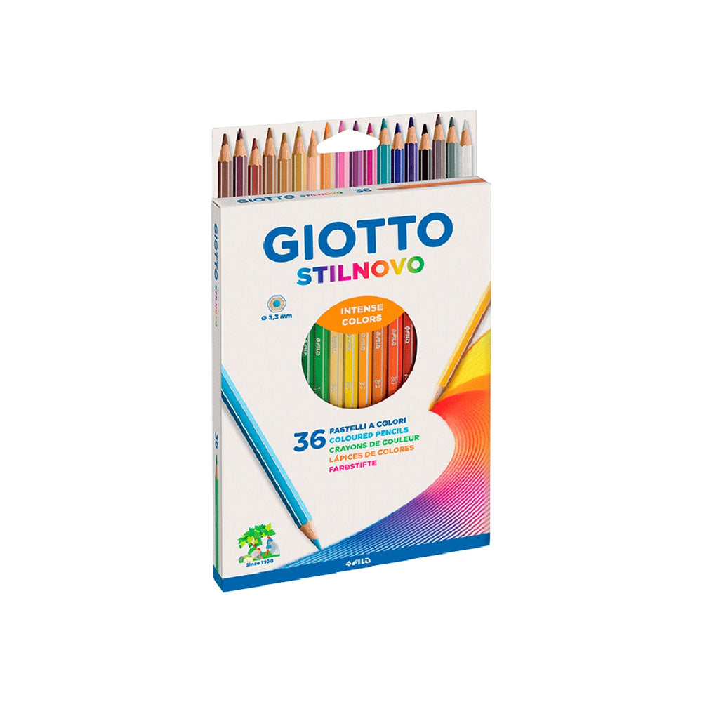 GIOTTO - Lapices de Colores Giotto Stilnovo Caja de 36 Colores Surtidos