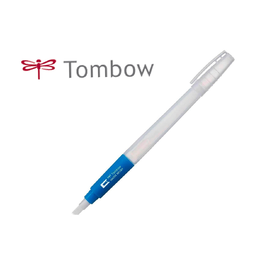 TOMBOW - Pincel Tombow Water Brush Con Deposito Rellenable Punta Fina Blister de 1 Unidad