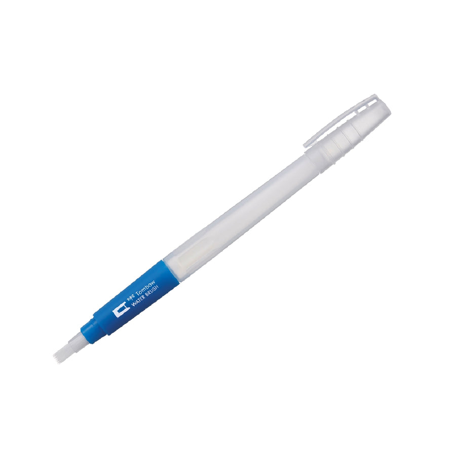 TOMBOW - Pincel Tombow Water Brush Con Deposito Rellenable Punta Plana Blister de 1 Unidad
