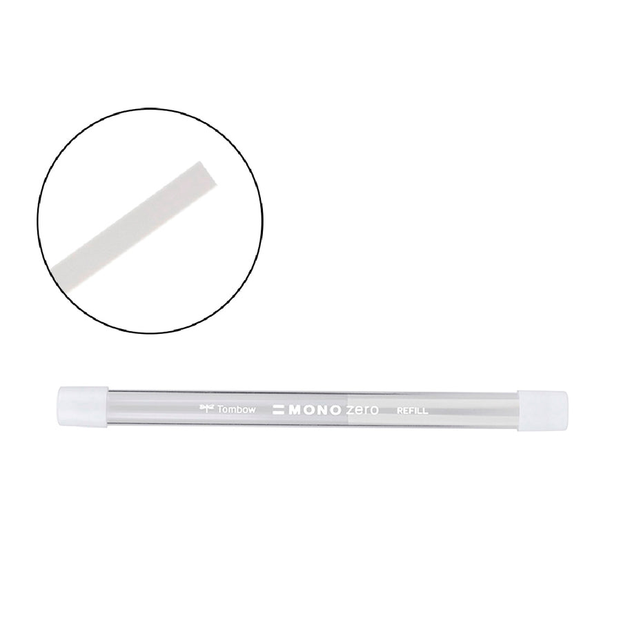 TOMBOW - Repuesto Portagomas Tombow Mono Zero Rectangular 2.5 X 5 mm Tubo Con 2 Unidades
