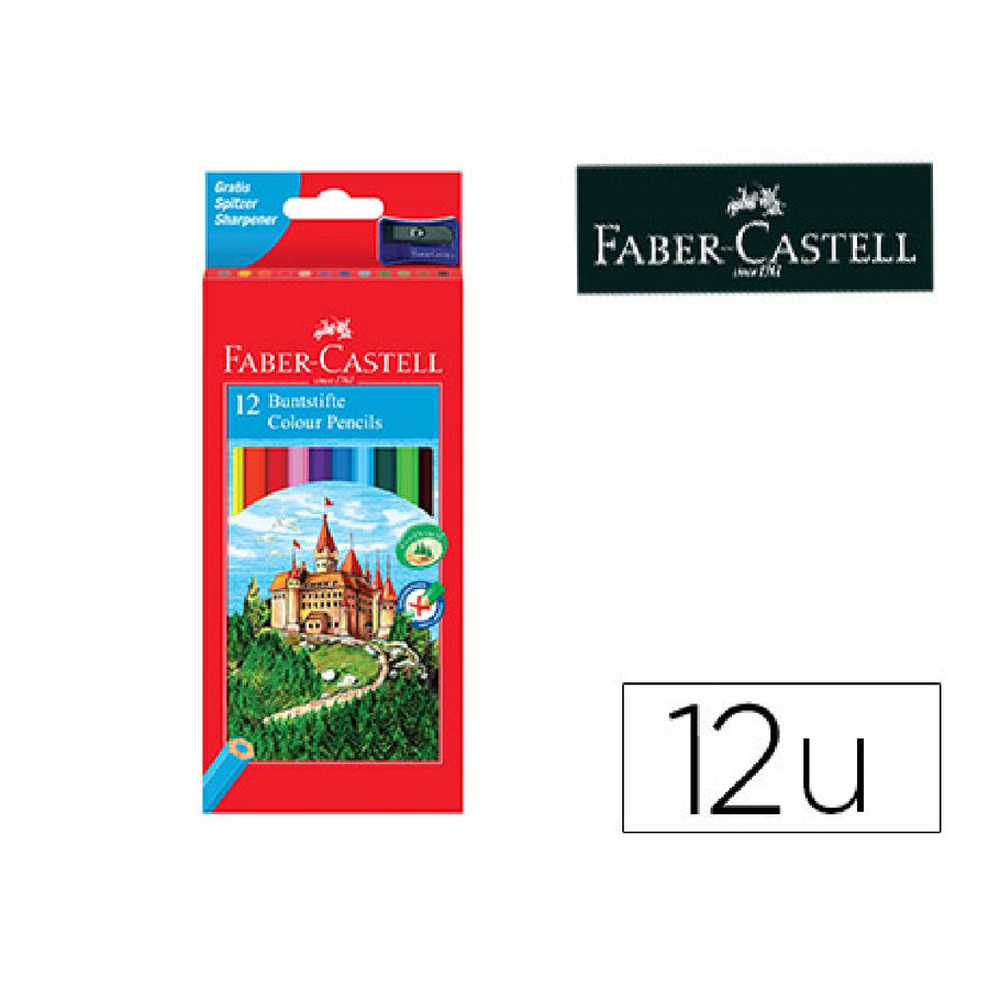 FABER CASTELL - Lapices de Colores Faber-Castell C/ 12 Colores Hexagonal Madera Reforestada