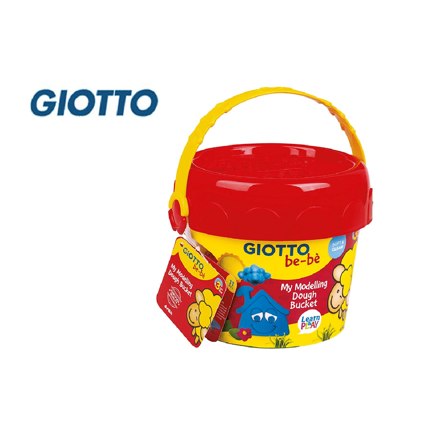 GIOTTO - Pasta Giotto Bebe Para Modelar Cubo Maxi Con Accesorios Dermatologicamente Testado