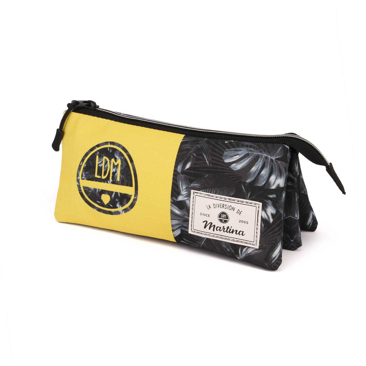 Karactermania - MARTINA Estuche Portatodo Triple HS Yellow