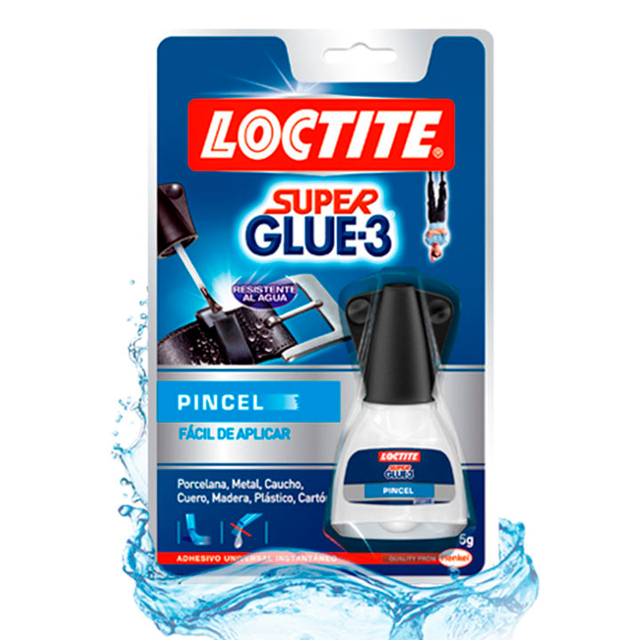 LOCTITE - Pegamento Loctite Super Glue-3  5 gr Aplicador de Pincel Adhesivo Instantáneo
