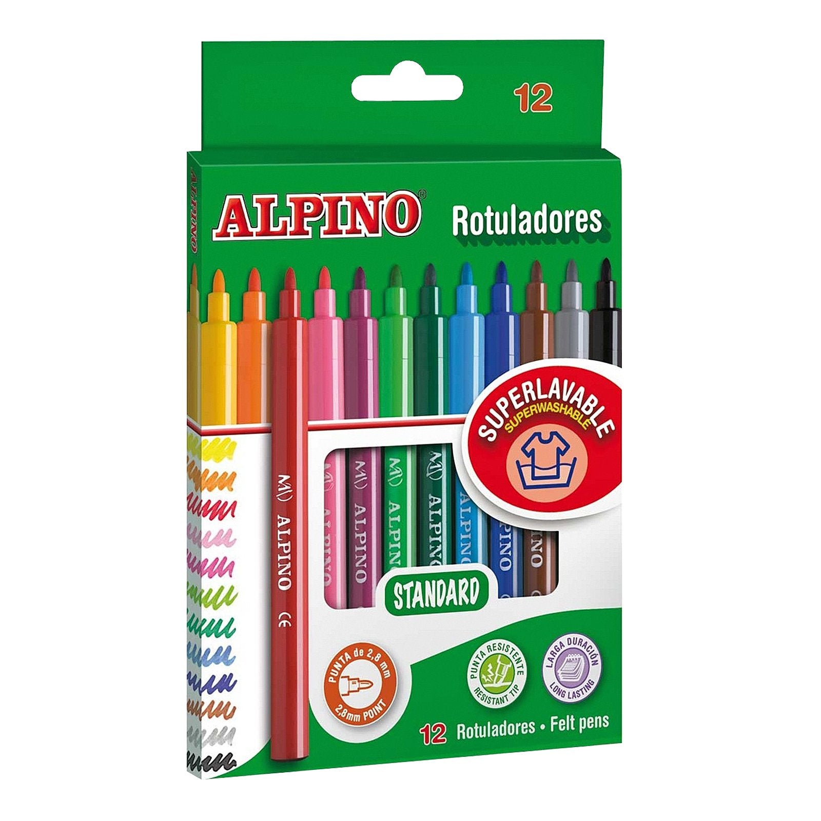 Rotuladores Pastel Q-connect Pack 6 Colores suaves