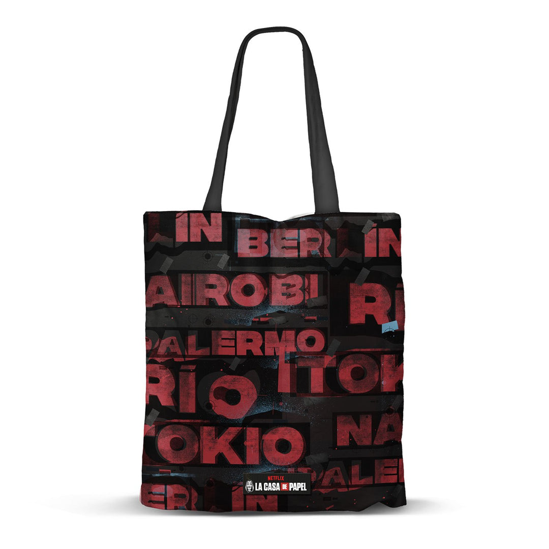Karactermania - LA CASA DE PAPEL Bolsa Shopper con Asas Cities