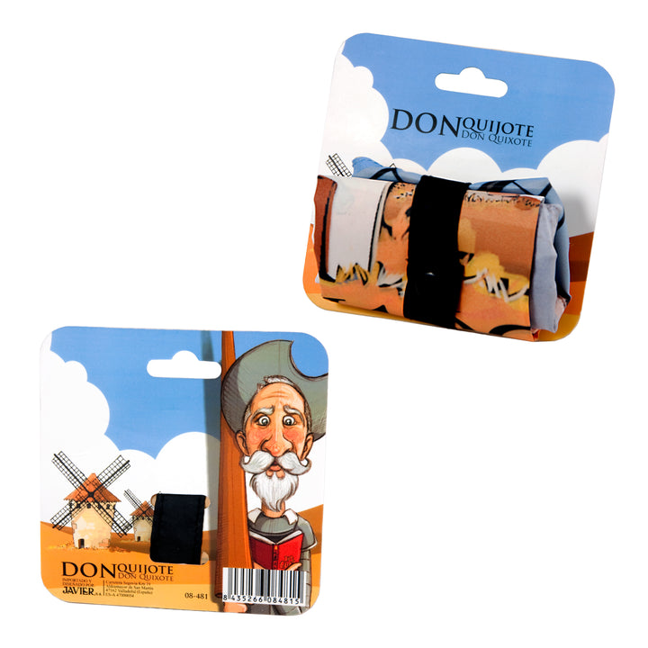 JAVIER - Bolsa Plegable de Poliéster con Gran Capacidad, Colección Quijote