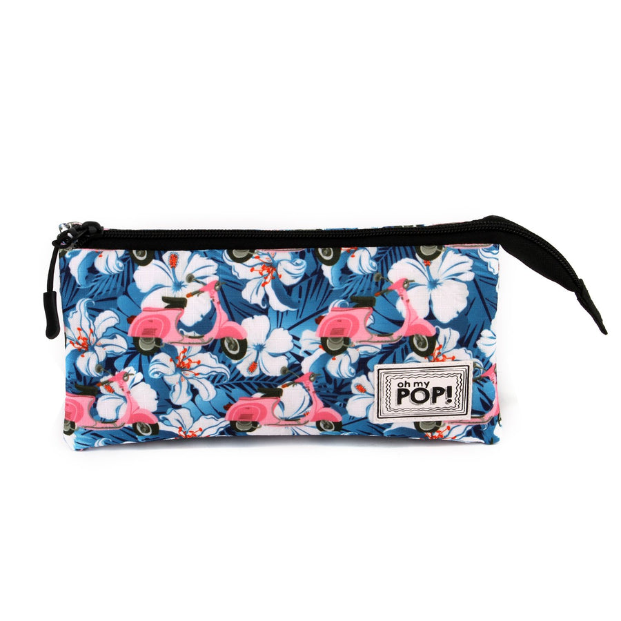 Karactermania - OHMYPOP Estuche Portatodo Triple HS Pink Scoot