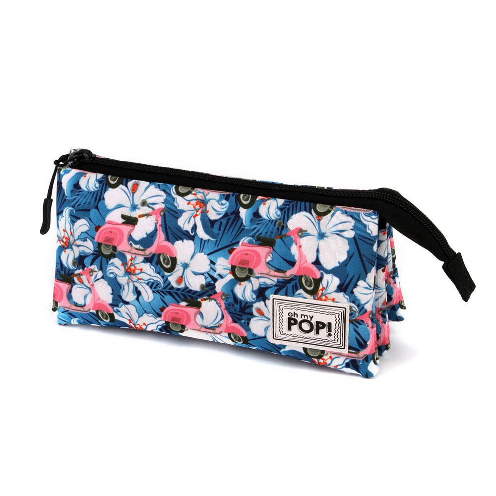 Karactermania - OHMYPOP Estuche Portatodo Triple HS Pink Scoot