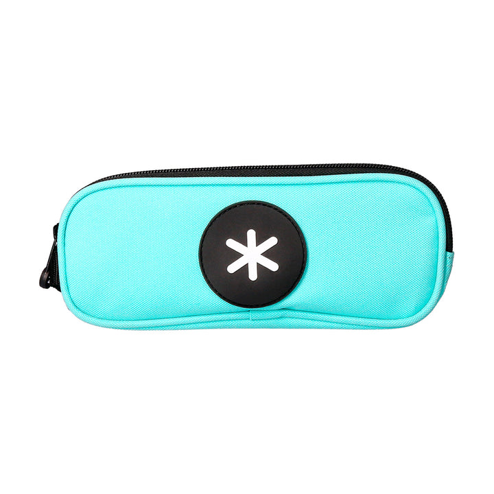 Antartik - Estuche Escolar Doble Portatodo de Alta Capacidad con 2 Cremalleras, Azul Hielo