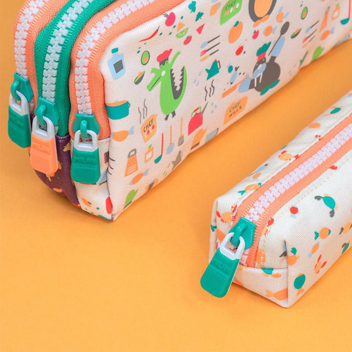 MILAN Super Chefs - Estuche Portatodo Multiusos en Formato Mini. Rosa