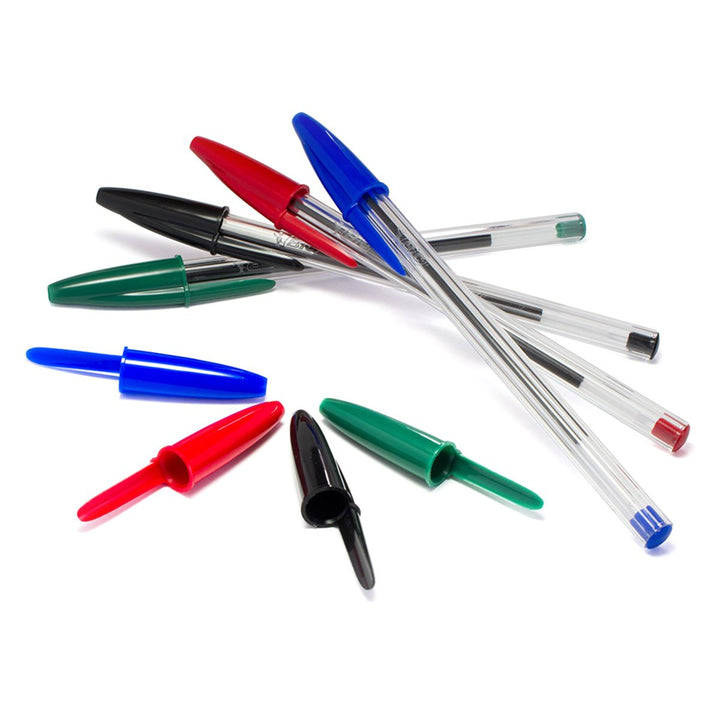 BIC - Set de 10 Bolígrafos Cristal Original Medium de Tinta de Aceite. Verde