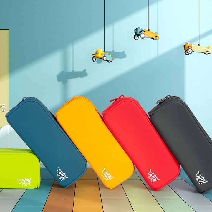 Estuche Multiuso en Silicona con Tacto Ultra Soft, Edición Vital Colors. Verde