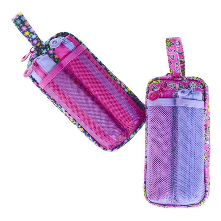 Estuche Portatodo Canguro 3 en 1 con Asa, para Material Escolar o Neceser. Girls T1