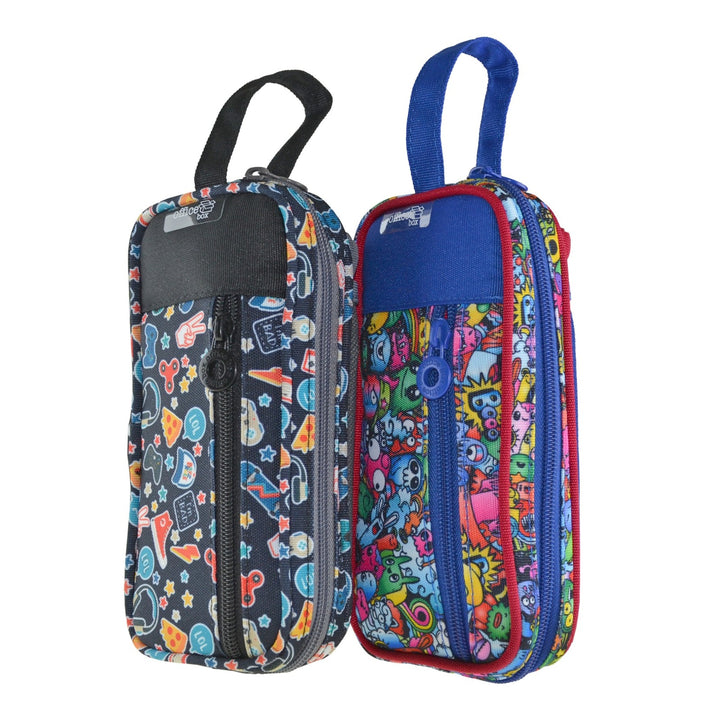 Estuche Portatodo Canguro 3 en 1 con Asa, para Material Escolar o Neceser. Boys T1