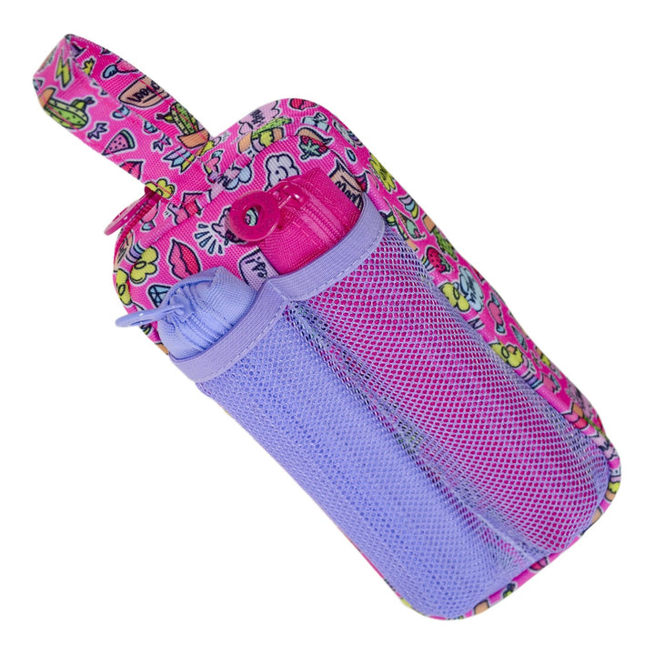 Estuche Portatodo Canguro 3 en 1 con Asa, para Material Escolar o Neceser. Girls T1