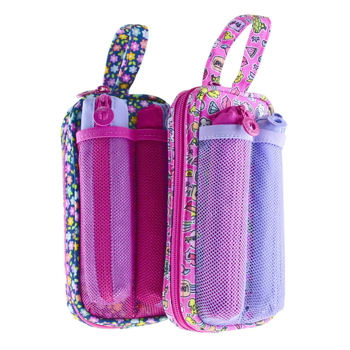 Estuche Portatodo Canguro 3 en 1 con Asa, para Material Escolar o Neceser. Girls T2