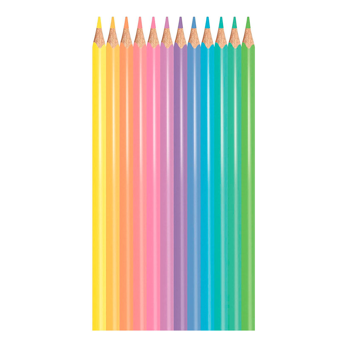 MAPED Color'Peps - Caja de 12 Lápices de Colores en Tonos Pastel