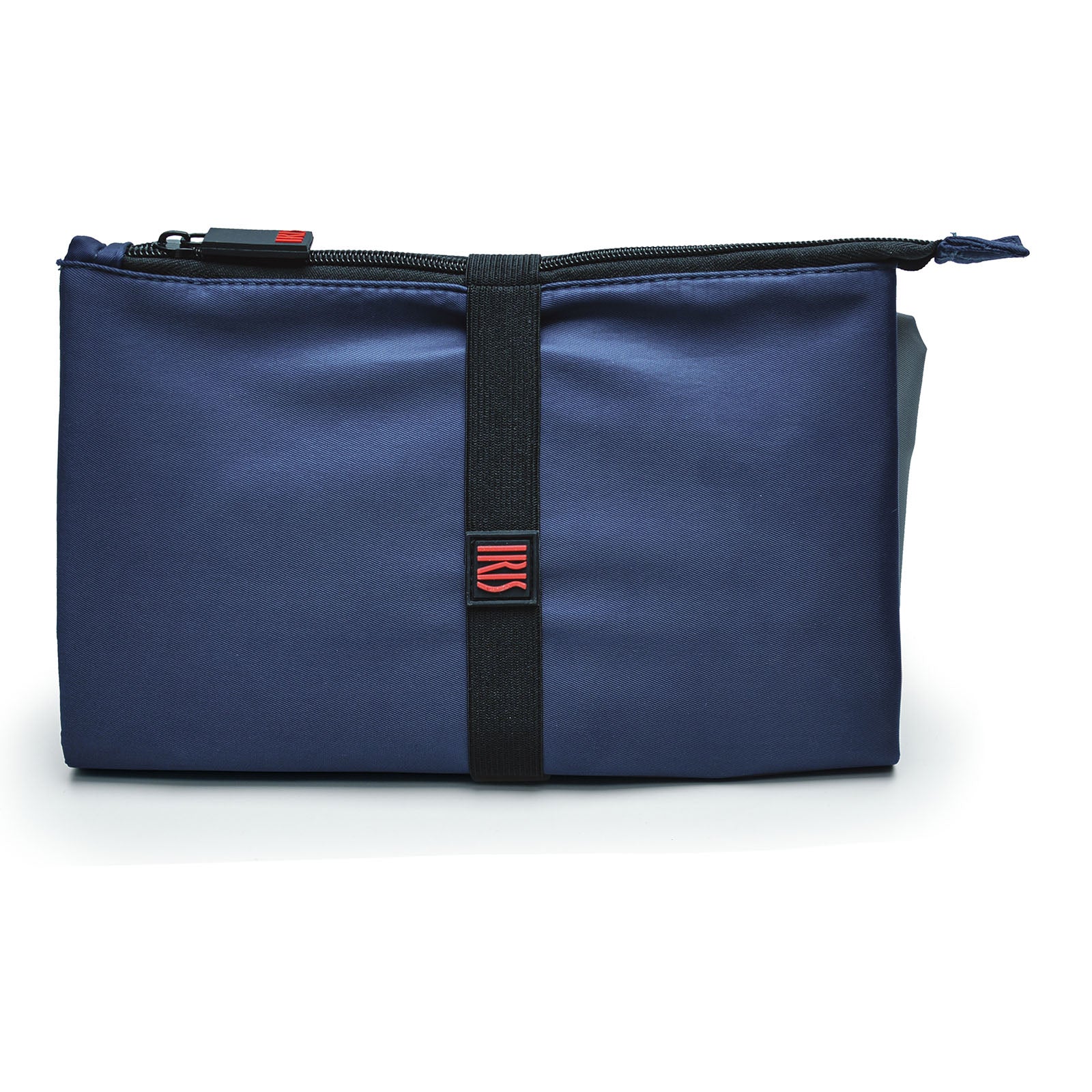 IRIS Snack Bag - Bolsa Porta Alimentos con Cierre de Cremallera y Goma Ajustable. Azul Klein