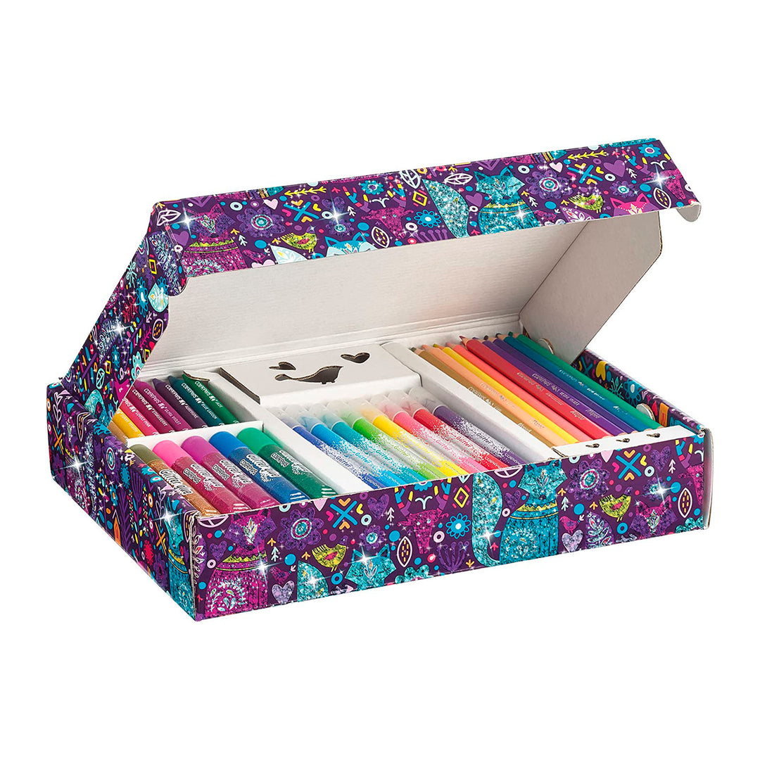 MAPED Color'Peps - Kit de Coloreado con Purpurina de 31 Piezas. Ideal para Regalar