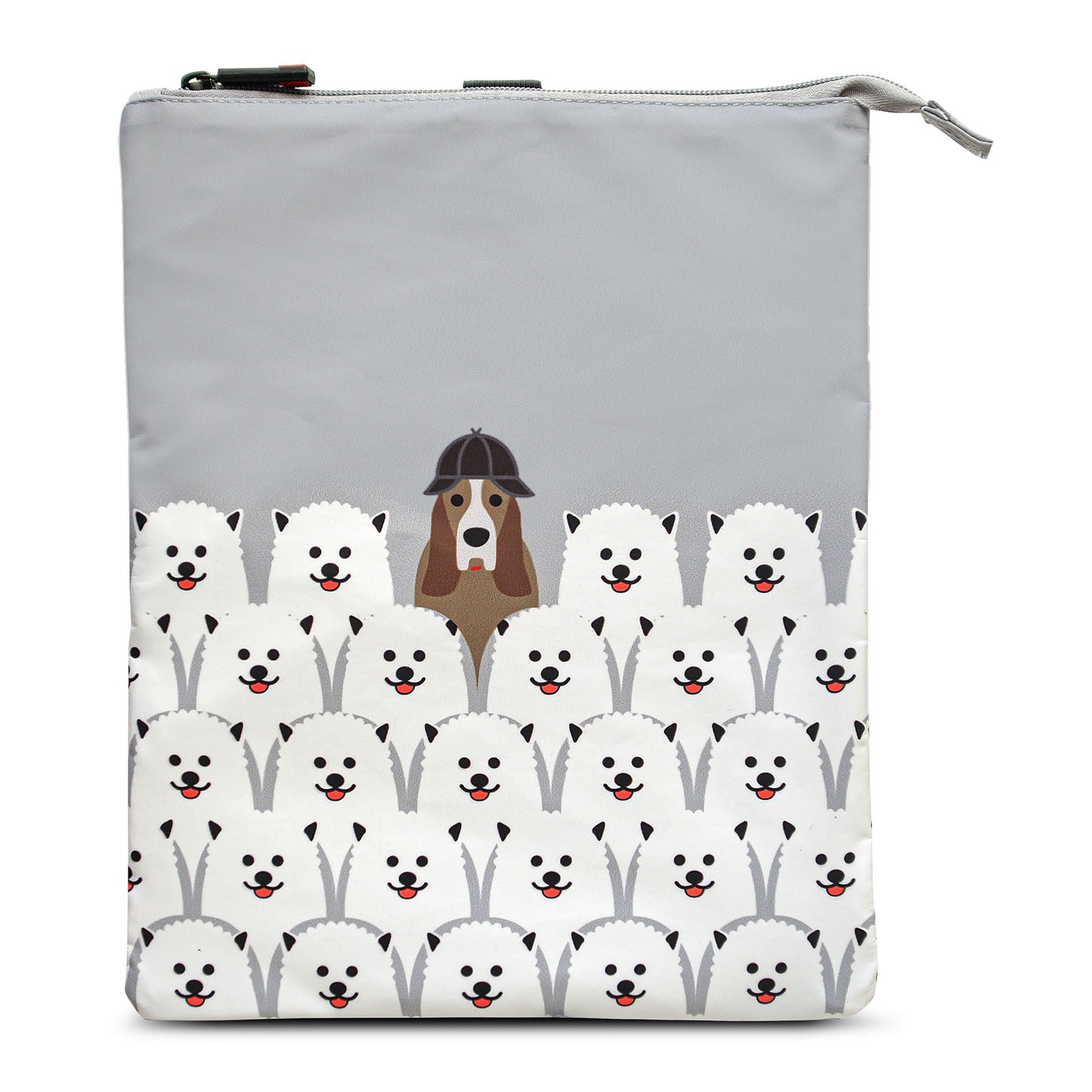 IRIS Snack Bag Friends - Bolsa Porta Meriendas Infantil Flexible y Plegable. Dogs