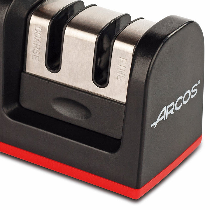 ARCOS - Afilador Profesional de Cuchillos de 2 Etapas con Mango Ergonómico