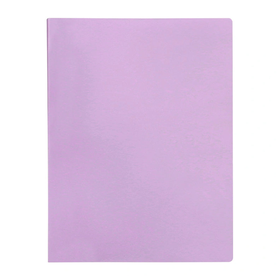 LIDERPAPEL - Carpeta Fundas de Plástico A4 con 20 Fundas Transparentes. Lavanda