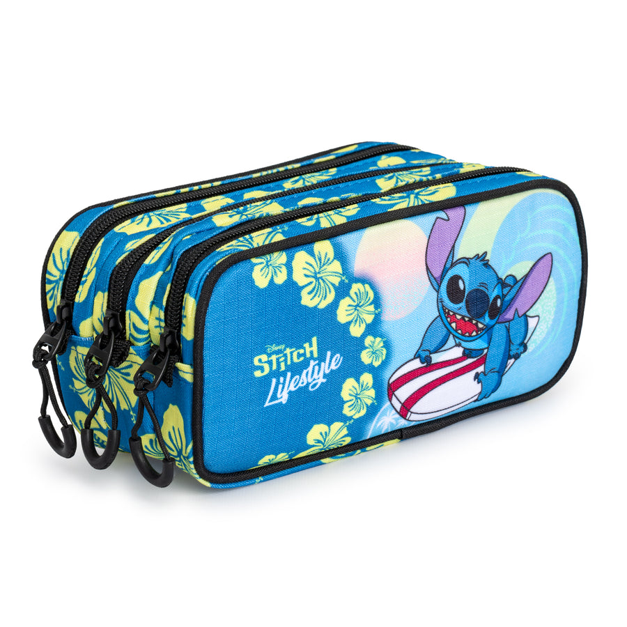 KARACTERMANIA - Disney Lilo y Stitch Lifestyle Estuche Portatodo Trick FAN 2.2. Azul