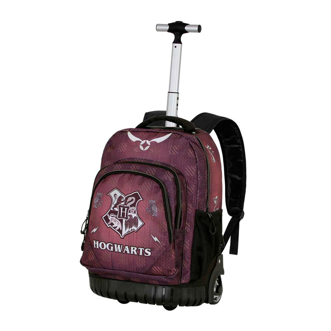 KARACTERMANIA - Harry Potter Hogwarts Mochila Escolar con Ruedas Trolley