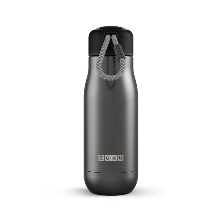 ZOKU PC - Botella Térmica de 0.35L en Acero Inoxidable de Doble Pared. Graphite