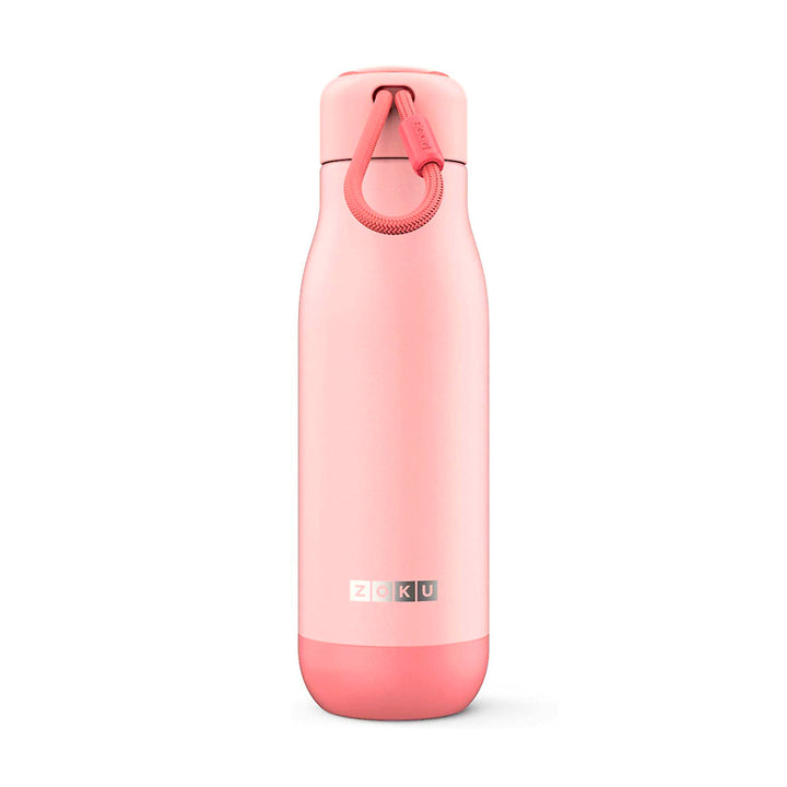 ZOKU PC - Botella Térmica de 0.5L en Acero Inoxidable de Doble Pared. Pink