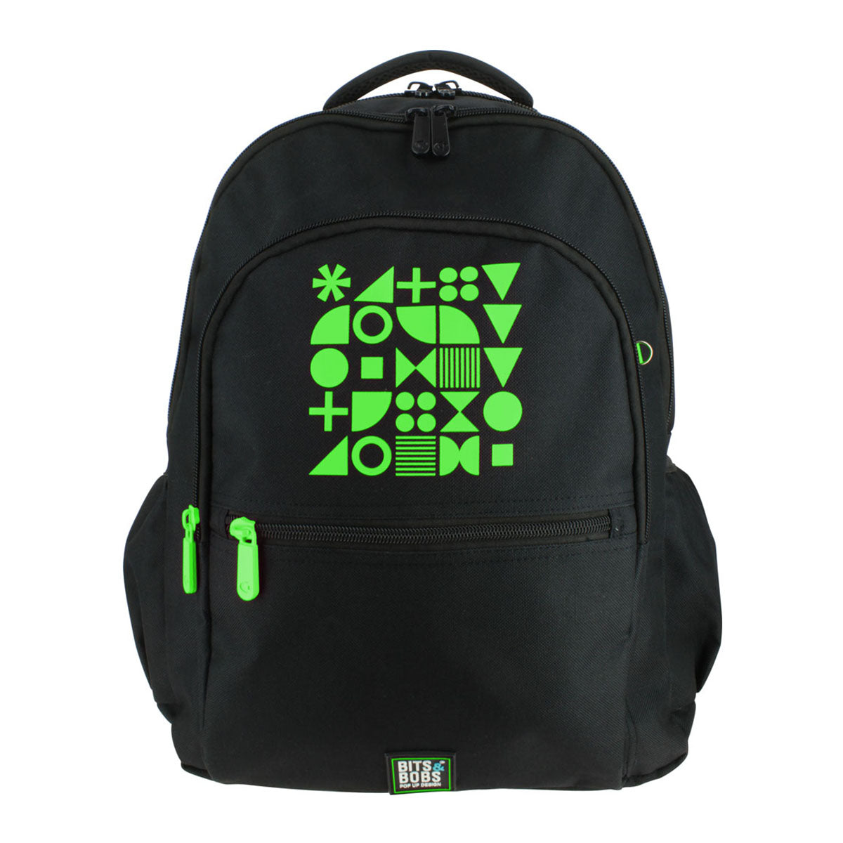 Grafoplás Fluor -  Pack Ahorro Escolar con Mochila 25L y Estuche Triple. Verde