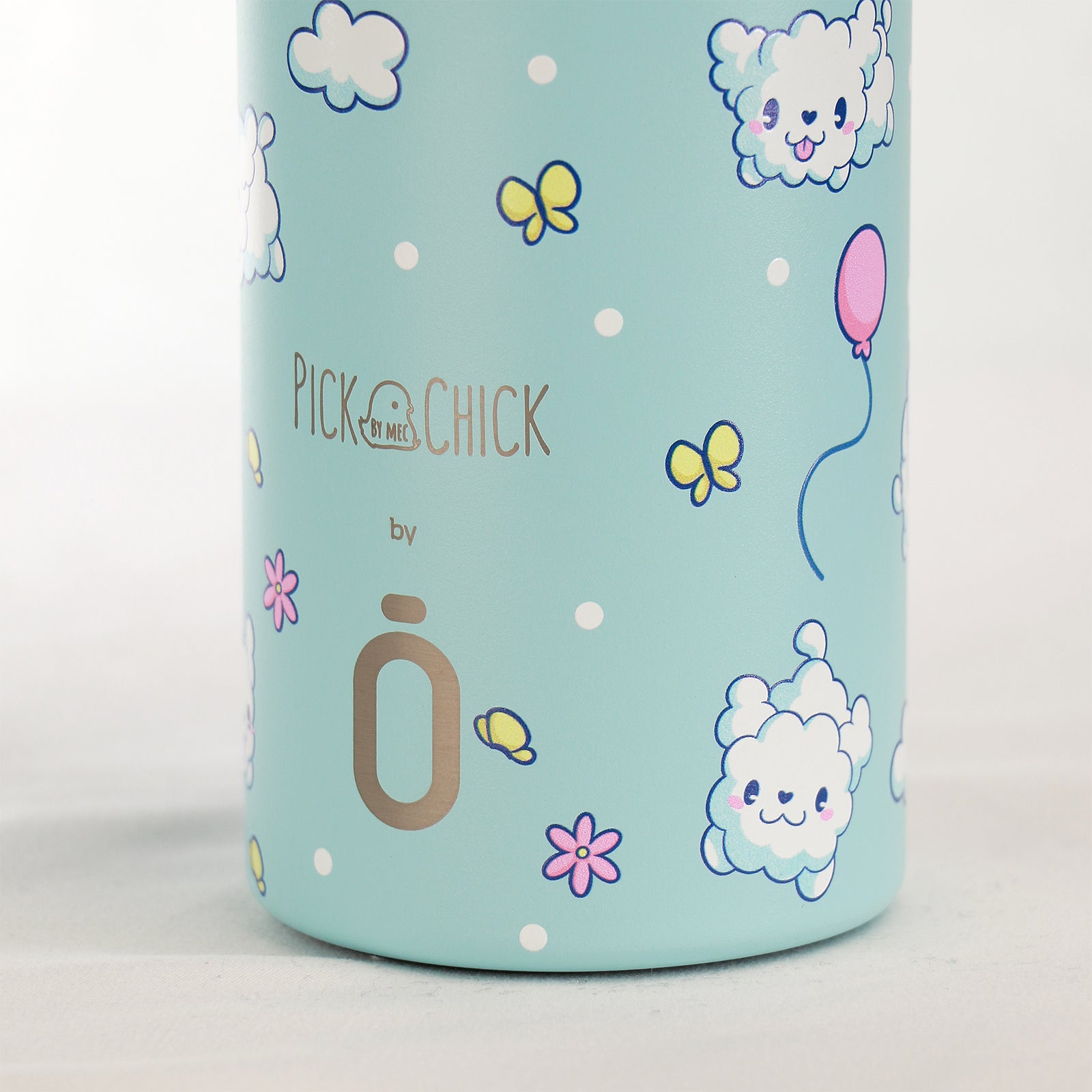 Runbott Pick Chick - Botella Térmica de 0.6L con Interior Cerámico. Kawaii Dogs