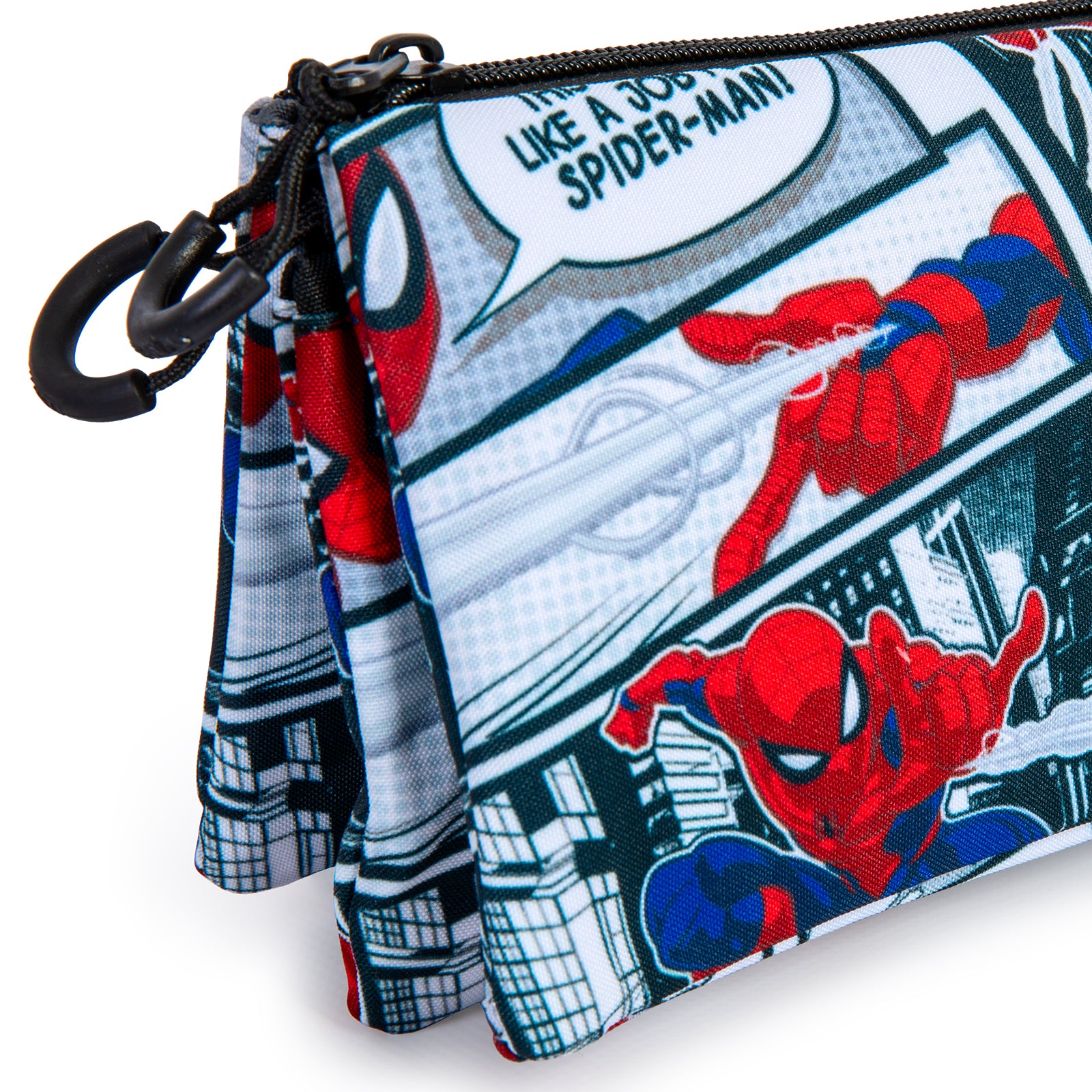 ColePack Spiderman - Estuche Triple de 2 Cremalleras con Material Escolar. Stories