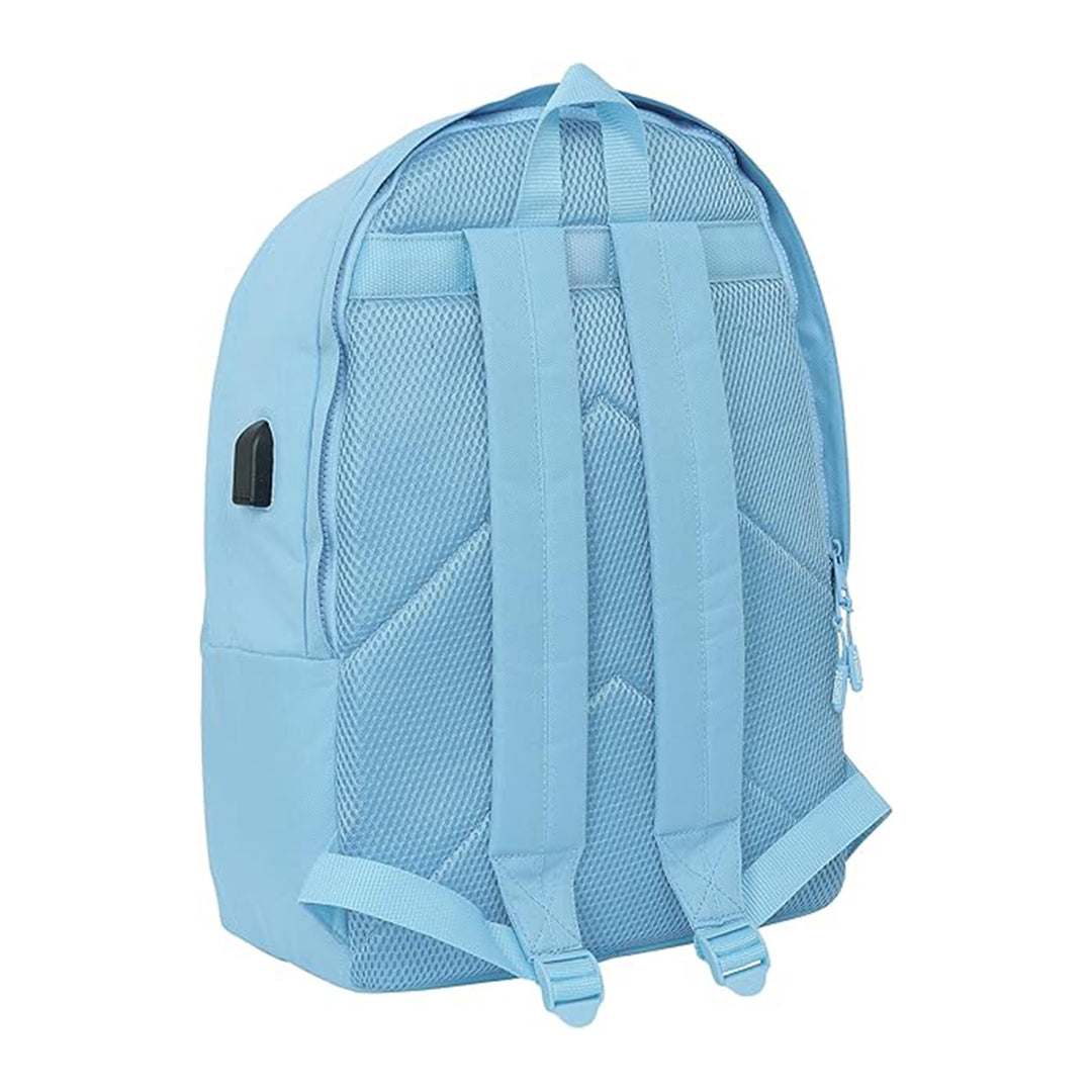 SAFTA - Mochila Doble Para Portatil 15.6" Munich. Azul