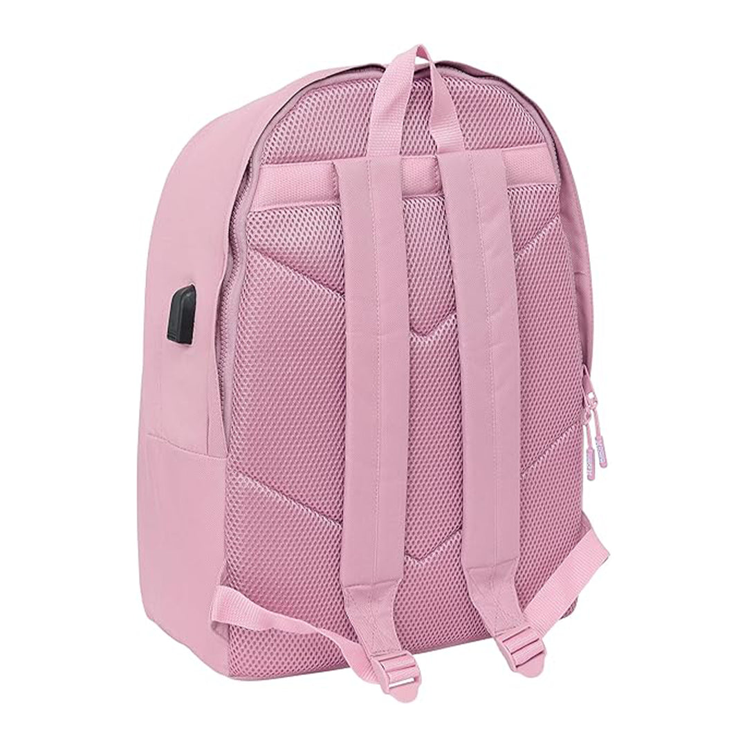 SAFTA - Mochila Doble Para Portatil 15.6" Munich. Rosa