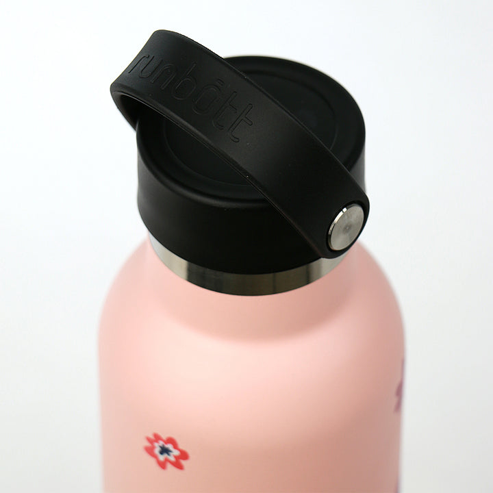 Runbott María Ysasi - Botella Térmica Reutilizable de 0.6L Interior Cerámico. Bloom Cotton