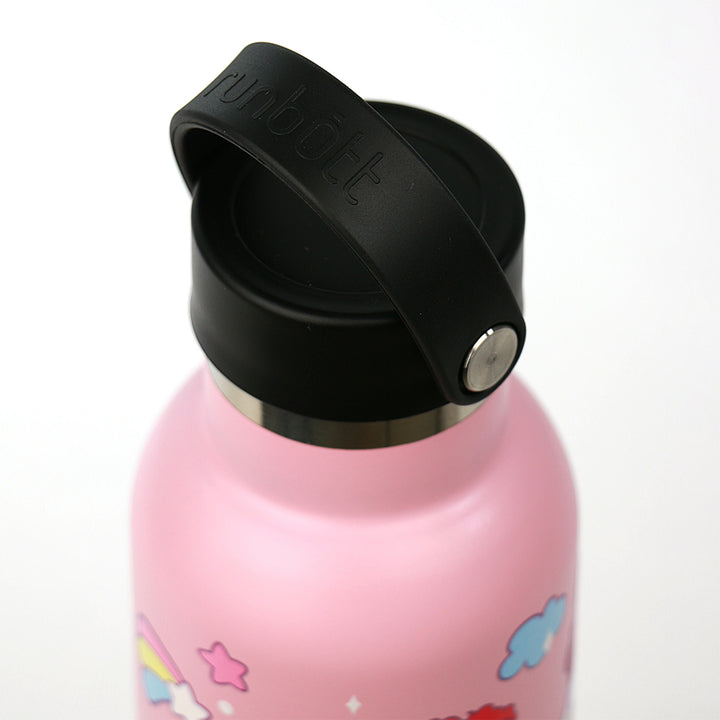Runbott Pick Chick - Botella Térmica de 0.6L con Interior Cerámico. Kawaii Unicorn