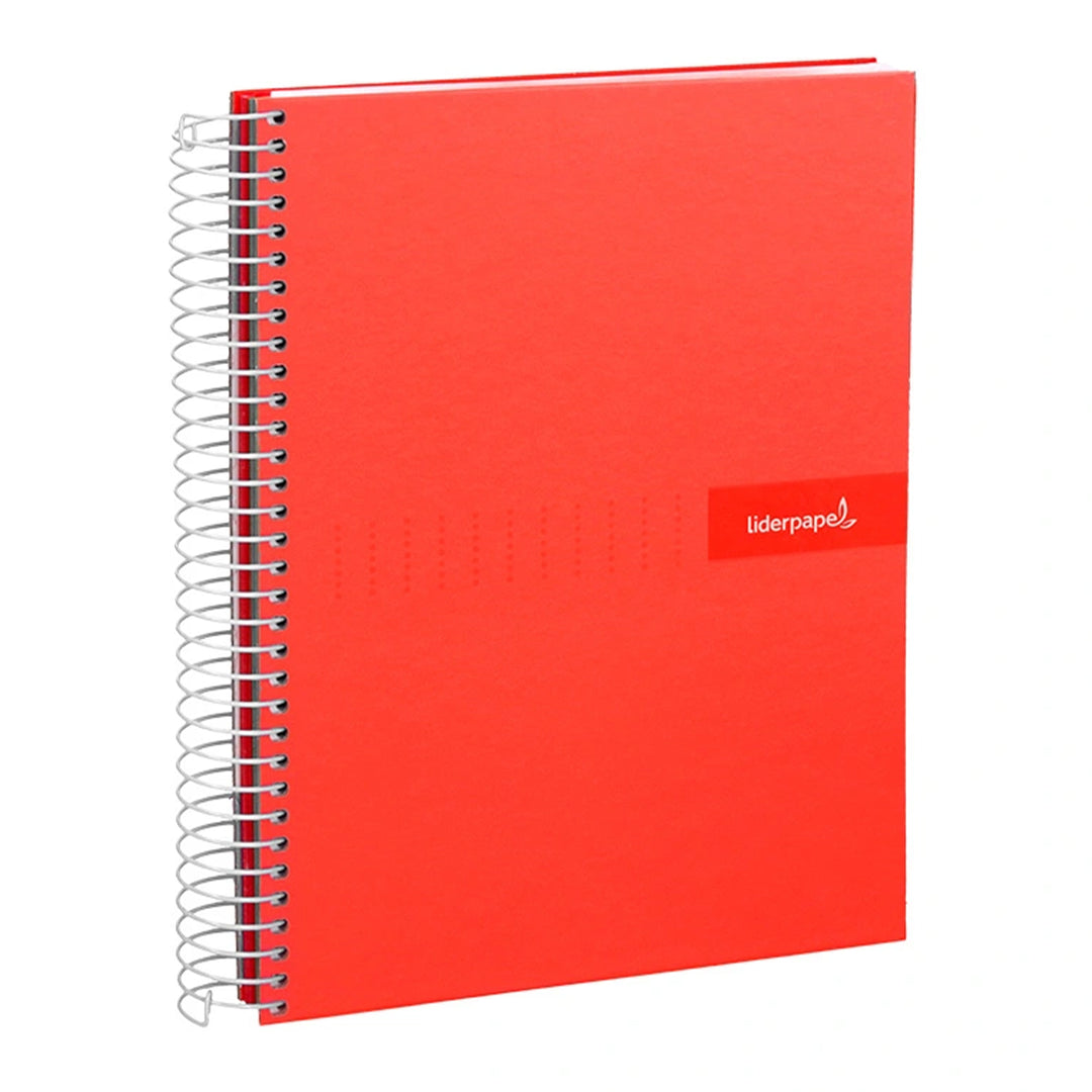 LIDERPAPEL - Cuaderno Espiral A5 con Margen 80h 90gr. Color Surtido