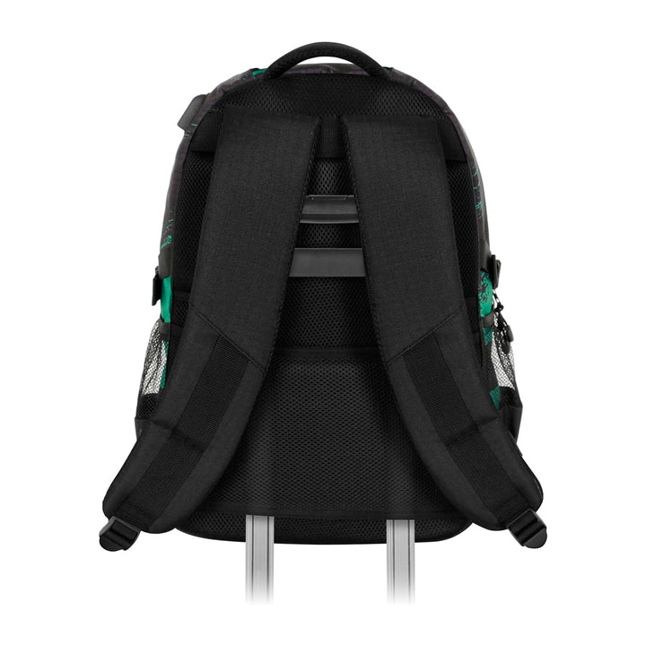 DEMON SLAYER Sutoriku - Mochila Escolar Impermeable Running Plus para Portatil y USB. Verde