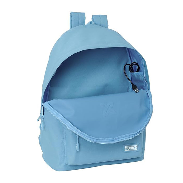 SAFTA - Mochila Doble Para Portatil 15.6" Munich. Azul