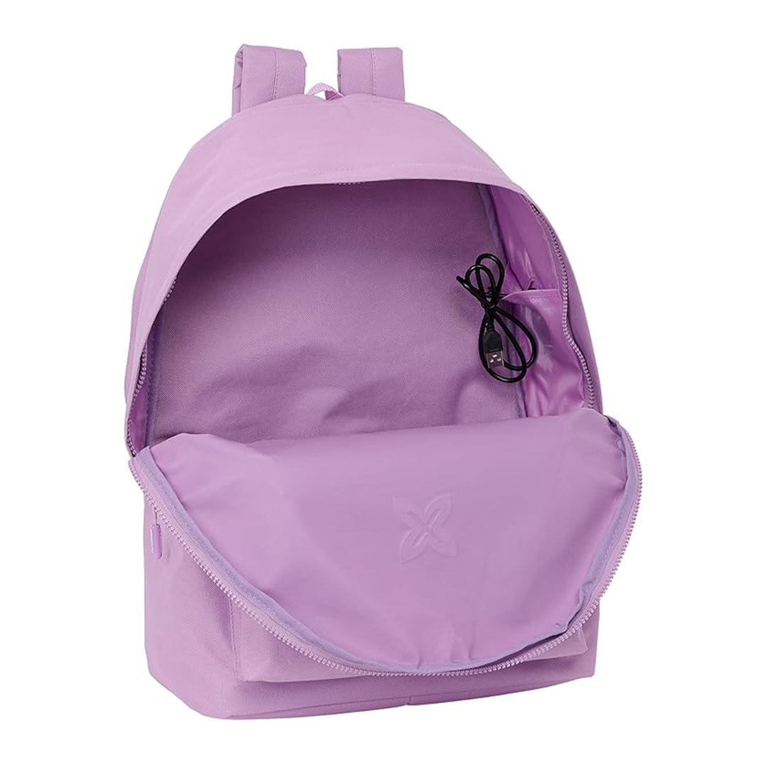 SAFTA - Mochila Doble Para Portatil 15.6" Munich. Lila