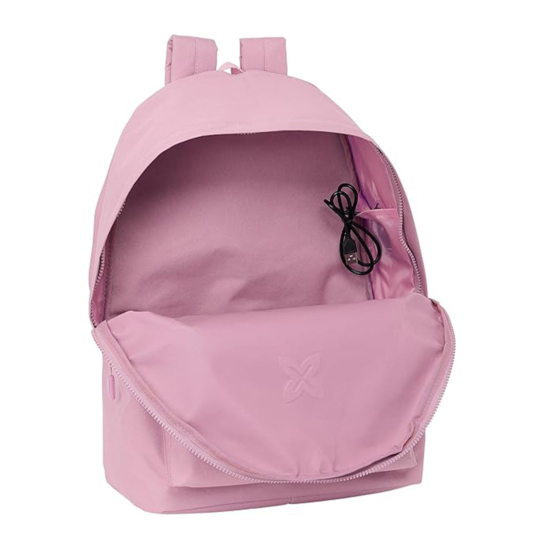 SAFTA - Mochila Doble Para Portatil 15.6" Munich. Rosa