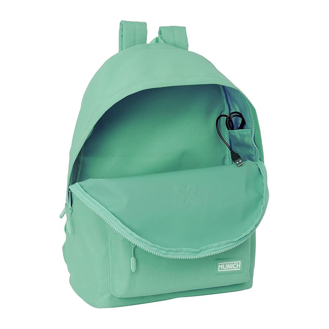 SAFTA - Mochila Doble Para Portatil 15.6" Munich. Verde